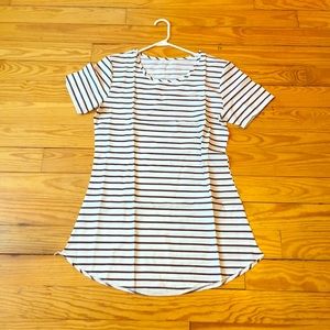Striped t-shirt dress
